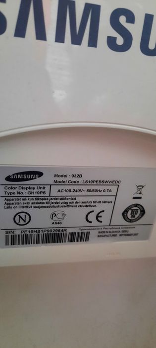 Monitor do komputera Samsung