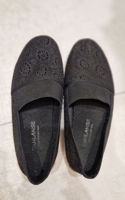 Czarne espadryle