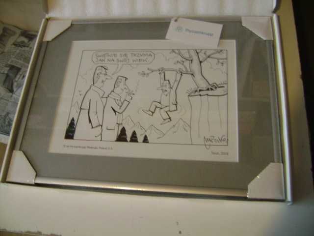 Starocie z PRL - Obraz Andrzeja Mleczki = na prezent urodzinowy TANIO