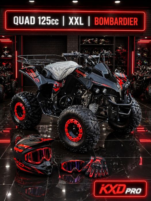 Quad 125cc Bombardier XXL | Nowy | Raty | LED | kład | Loncin | KXD
