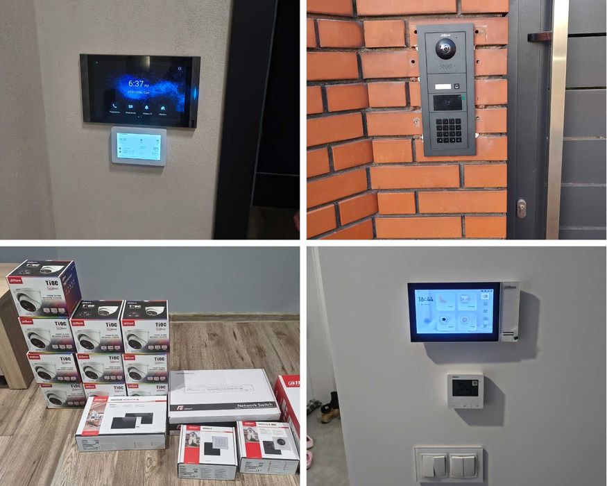 Montaż kamer, monitoring, wideodomofon, szafa RACK