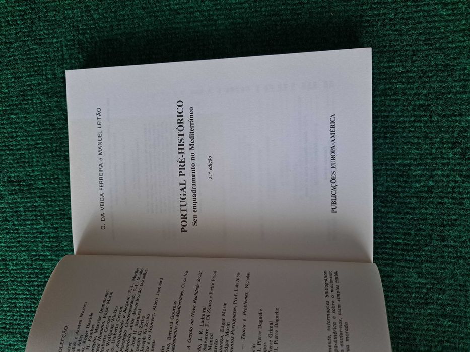 Portugal Pré-Histórico - O. da Veiga Ferreira / Manuel Leitão