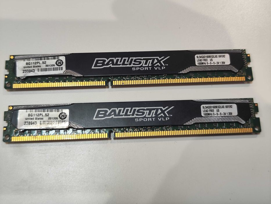 CRUCIAL Ballistix DDR3L 4GB 1600MHz 2x4GB (8GB)