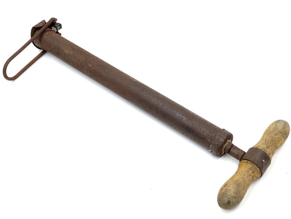 Pompka podłogowa stacjonarna serwisowa do rowerów PRL