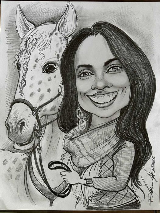 Шарж на свято! Шарж по фото! Портрет з фото!