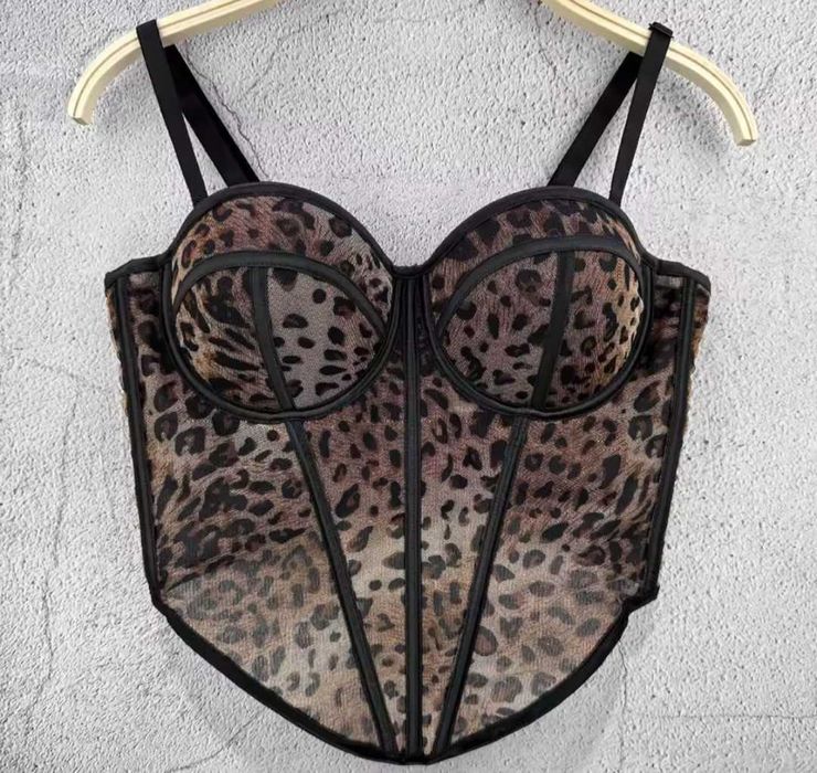 Gorset w panterkę nowy rozmiar M