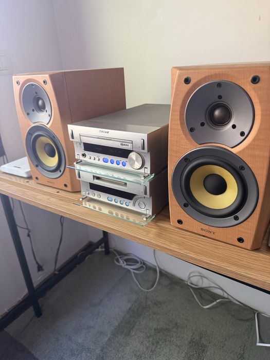 Aparelhagem SONY CD MD Radio Aux MDS-SD1