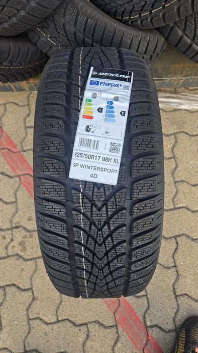 4x Nowe Opony Zimowe 225/50R17 Dunlop SP WinterSport 4D 98H XL DOT 2024