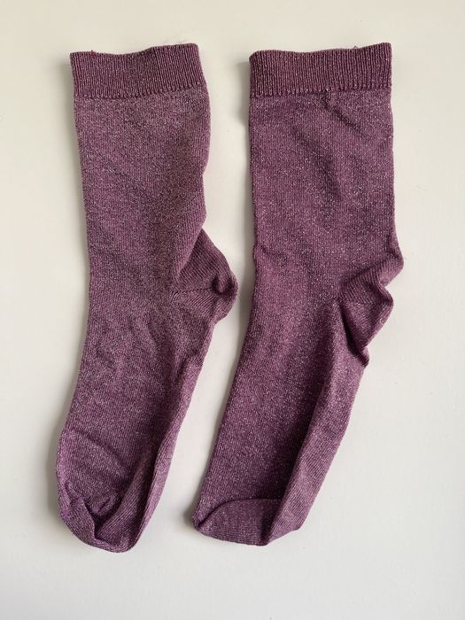 Skarpetki z lekkim brokatem