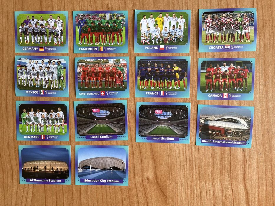 Cartas Mundial Qatar Gavi prata e Gavi ouro Messi