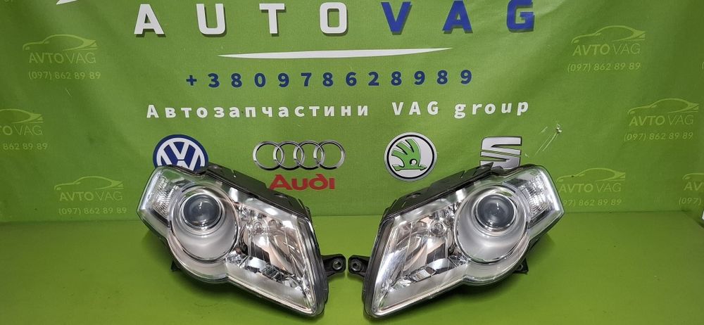 Фара Volkswagen Passat B6 L+R Hella Valeo