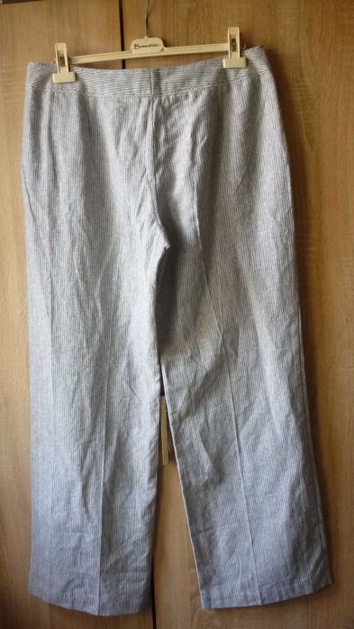 Marks & Spencer lniane spodnie nowe  r; 44 long
