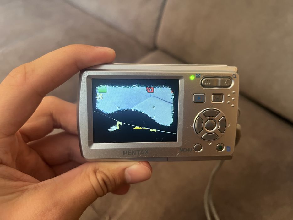 Pentax Optio E60 Aparat Fotograficzny Uszkodzony