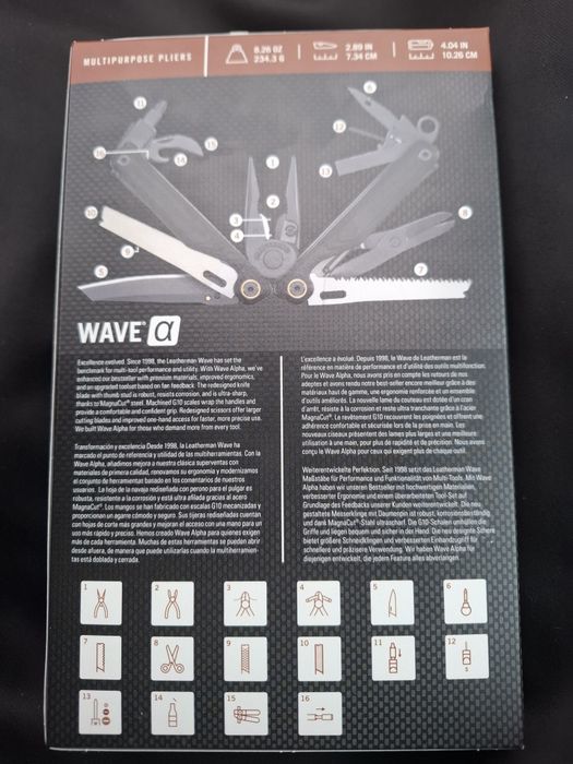 Leatherman Wave Alpha Cascadia - Novo, nunca aberto
