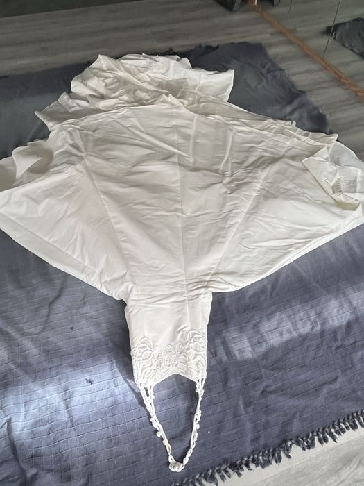 Vestido de noiva branco perola