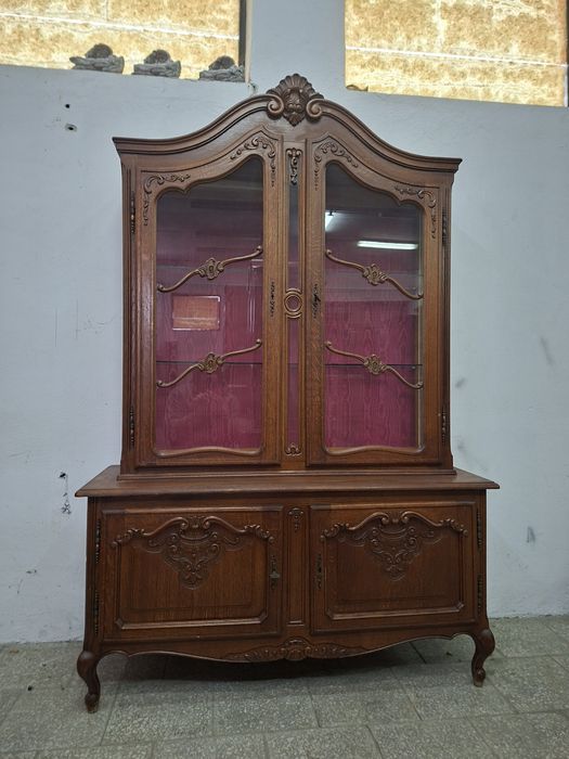 Francuska Witryna ludwikowska serwantka /