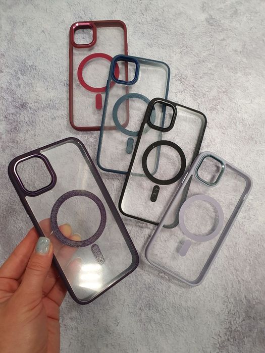 Чохол Силікон Накладка Бампер Айфон Iphone 11 12 13 pro Max MagSafe