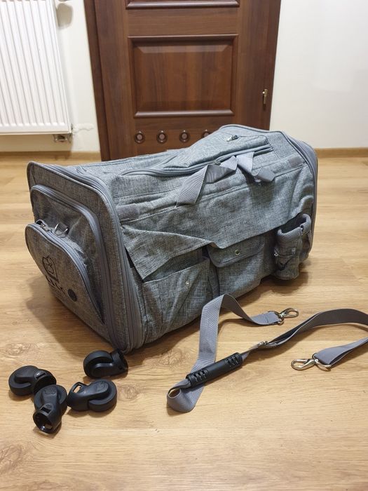 Transporter dla psa szary