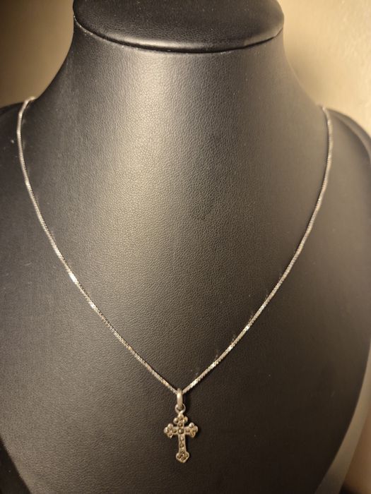 Fio prata cruz de prata