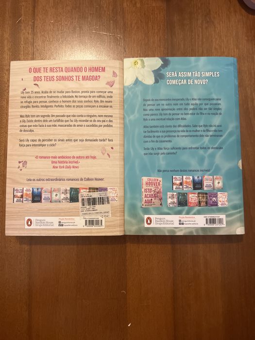 Livros Isto Acaba Aqui e Isto Começa Aqui de Colleen Hoover