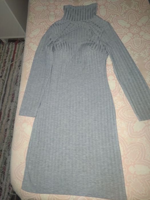 Vestido cizento tamanho S