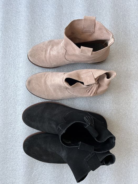 Botins em camurça - tamanhos 38 e 39