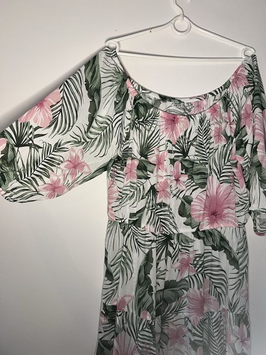 letnia nowa sukienka hiszpanka w kwiaty Pepco 44 XXL