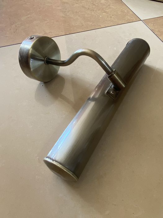 Kinkiet ścienny z mosiądzu