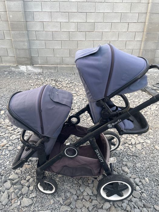 Коляска для двійні 2в1