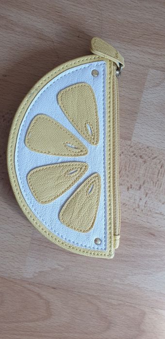 Torebka cytrynka + portfelik