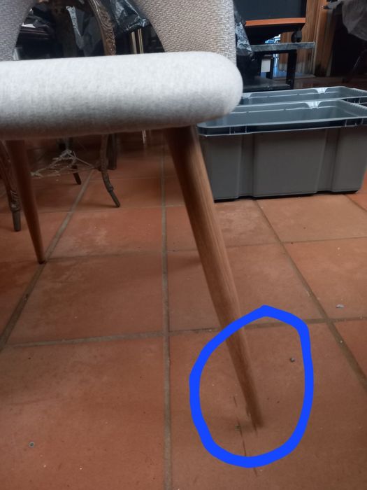 Cadeiras novas em tecido