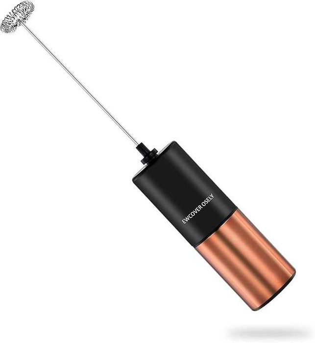 EWCOVEROSELY Spieniacz do mleka Mini 304 Stal Cappuccino Latte Gold