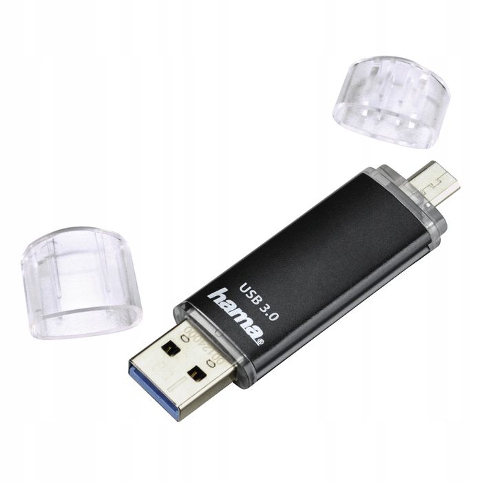 outlet pendrive hama 32 gb usb 3.0/2.0 40mb/s czarny