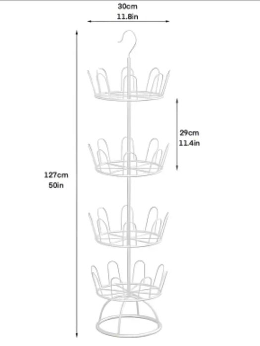 Suporte para sapatos extensível 4 a 16 pares