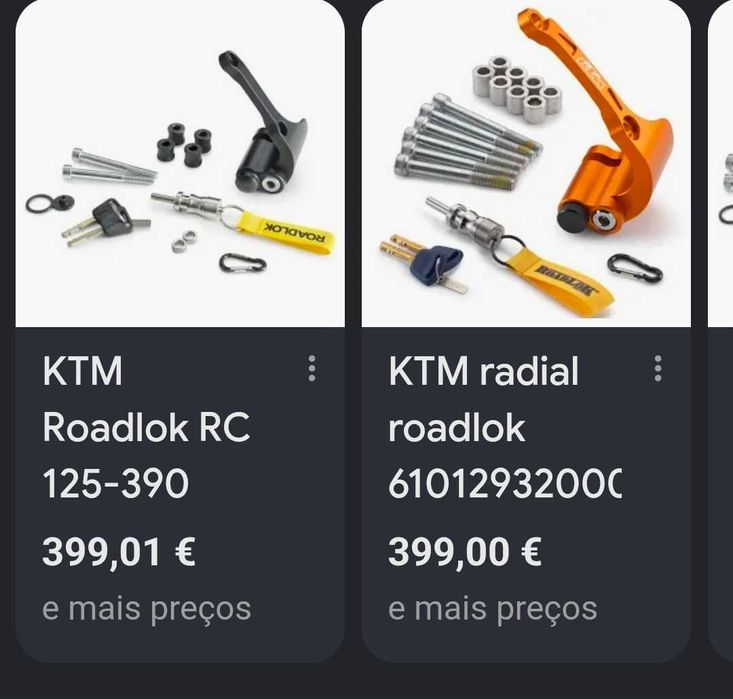 Ktm cadeado Roadlock