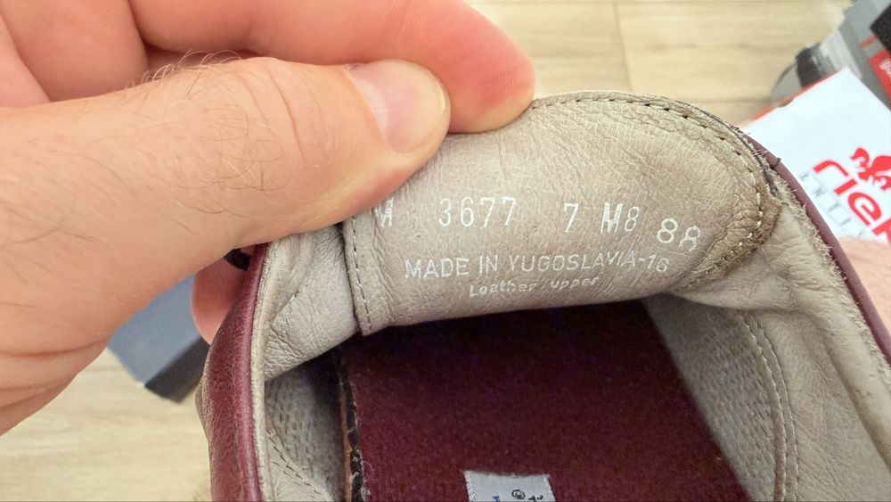 жіночі шкіряні черевикиOxford  на підошві Vibram 38-39 розмір