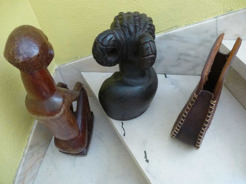 Malinha e  esculturas de arte Africana