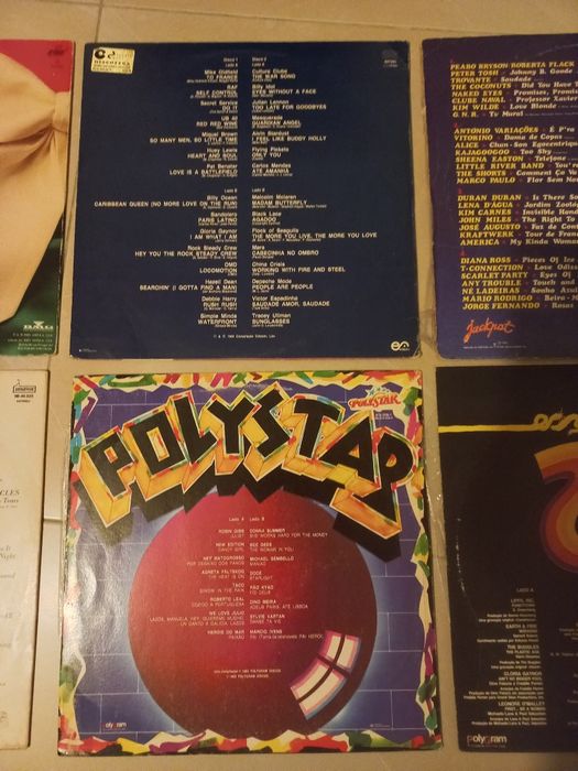 6x vinil de colectâneas embom estado