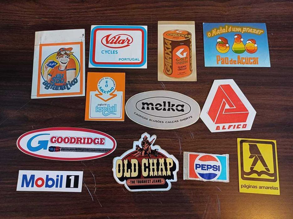 Lote de autocolantes