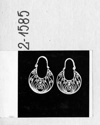 Srebrne Kolczyki 3,78g - proj. A. Folfas 1981 rok - IMAGO ARTIS 2-1585