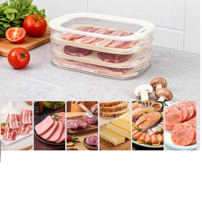 GRIFEMA 3 Pojemniki  na wędliny Premium wolnych od BPA