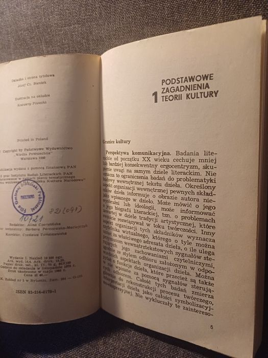 Stefan Żółkiewski Wiedza o kulturze literackiej