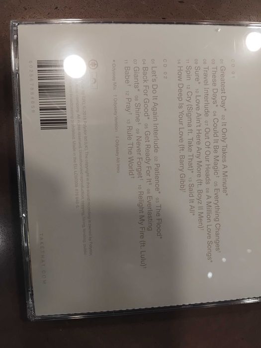 TAKE THAT cd duplo novo