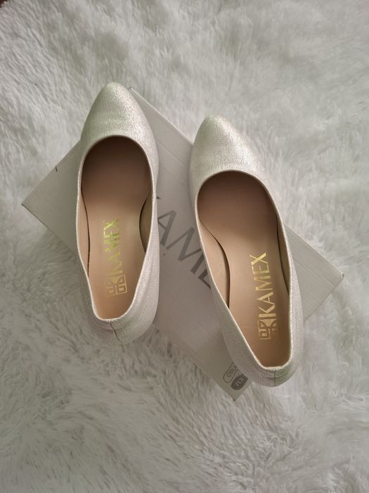 | Buty damskie | KAMEX | Rozmiar 40 | Skóra licowa | Welur | Skóra syntetyczna |