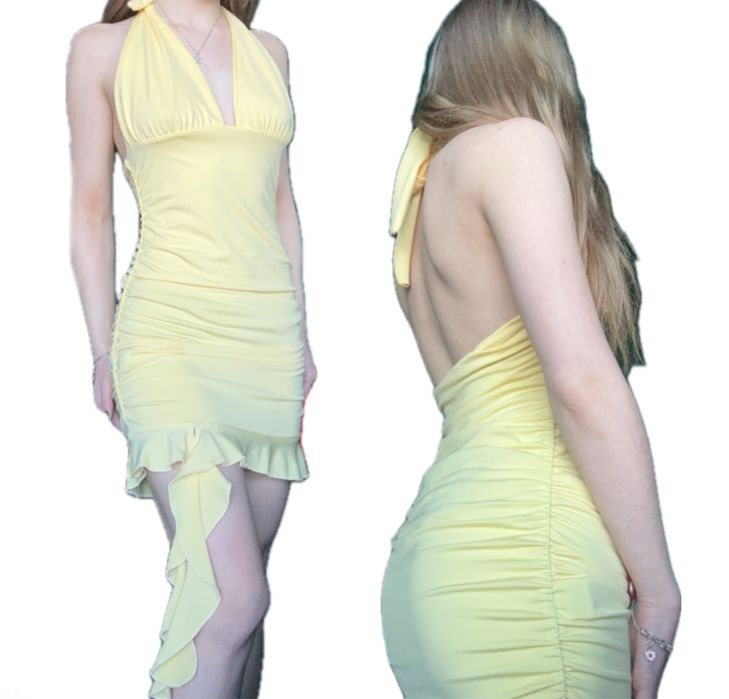 Пляжное платье с открытой спиной