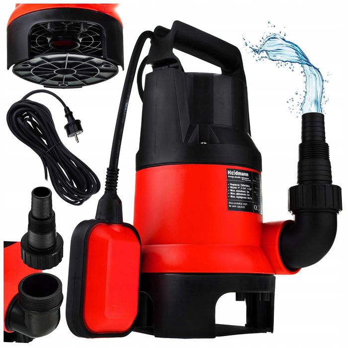 Mocna Pompa Do Wody Brudnej Czystej Ścieków 1600W