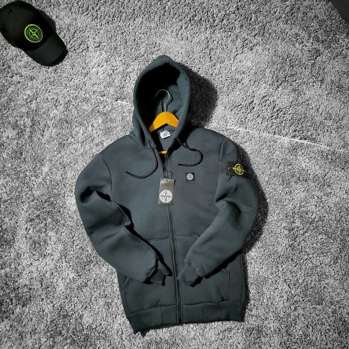 ‼️1 в 1‼️Кофта Зип-худи Stone Island. Зипка Стон Айленд. Якість ТОП