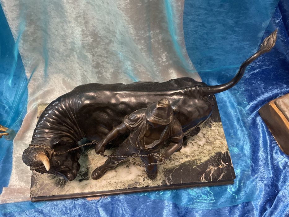 Escultura bronze base 40x20 cm