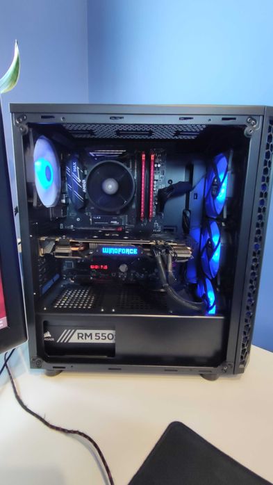 Zestaw Gamingowy Ryzen 5, GTX970, 16GB RAM SSD+ HDD + 27' + Akcesoria