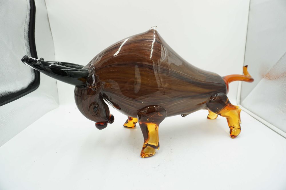 Figura Szklana – Gigantyczny Byk 74cm GIEŁDA PREZENT